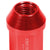 Red Aluminum M12x1.50 35MM Short Close End Acorn Tuner 20x Conical Lug Nuts-Accessories-BuildFastCar