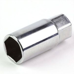 Black Aluminum M12x1.25 Conical Open Rim Acorn Tuner 16x Lug Nuts+4 Lock Nuts-Accessories-BuildFastCar