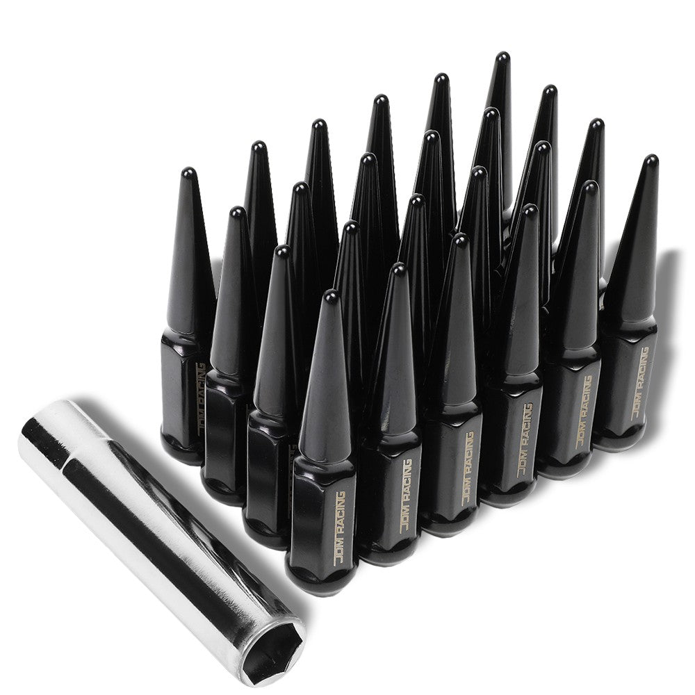 Heavy Duty Steel Black Closed End Lug Nuts M14X1.50 Conical Seat Wheel BFC-LGNT-9056-BK_a