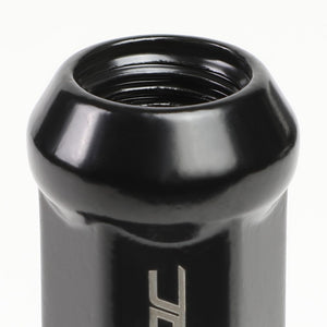 24PCs Heavy Duty Steel Black Closed End Lug Nuts For M14X1.50 Conical Seat Wheel