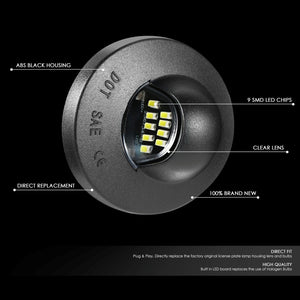 Nuvision Lighting LPL-ZTL-9071 White LED Rear License Plate Light Lamp LPL-ZTL-9071