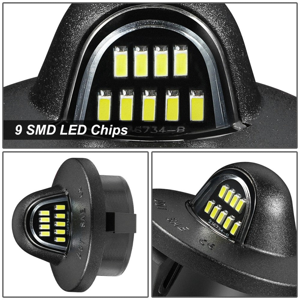 Nuvision Lighting LPL-ZTL-9071 White LED Rear License Plate Light Lamp LPL-ZTL-9071