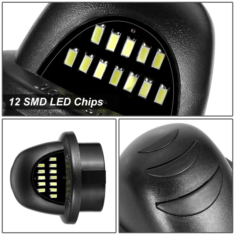 Nuvision Lighting LPL-ZTL-9072 White LED Rear License Plate Light Lamp LPL-ZTL-9072