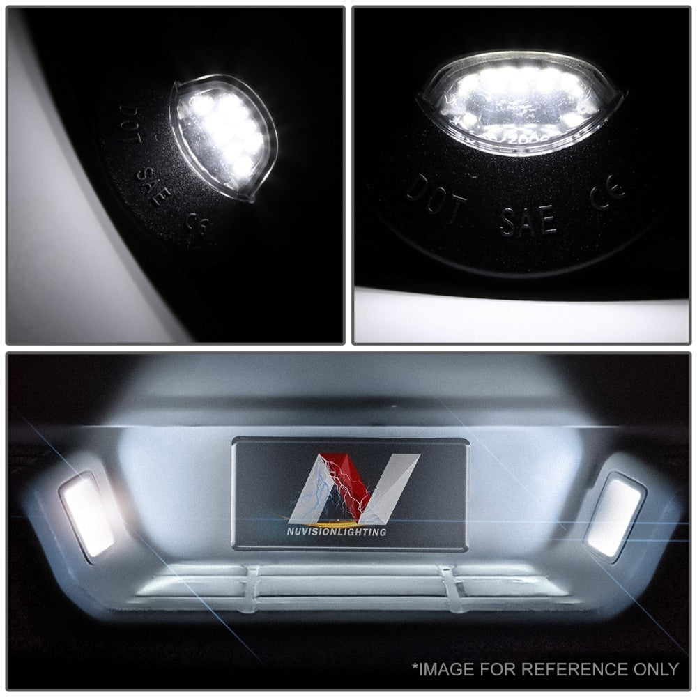 Nuvision Lighting LPL-ZTL-9073 White LED Rear License Plate Light