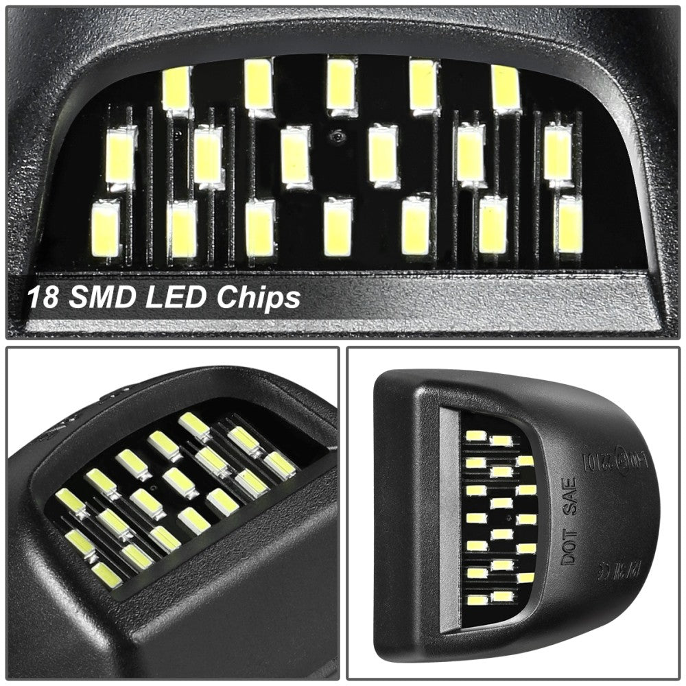 Nuvision Lighting LPL-ZTL-9073 White LED Rear License Plate Light Lamp LPL-ZTL-9073