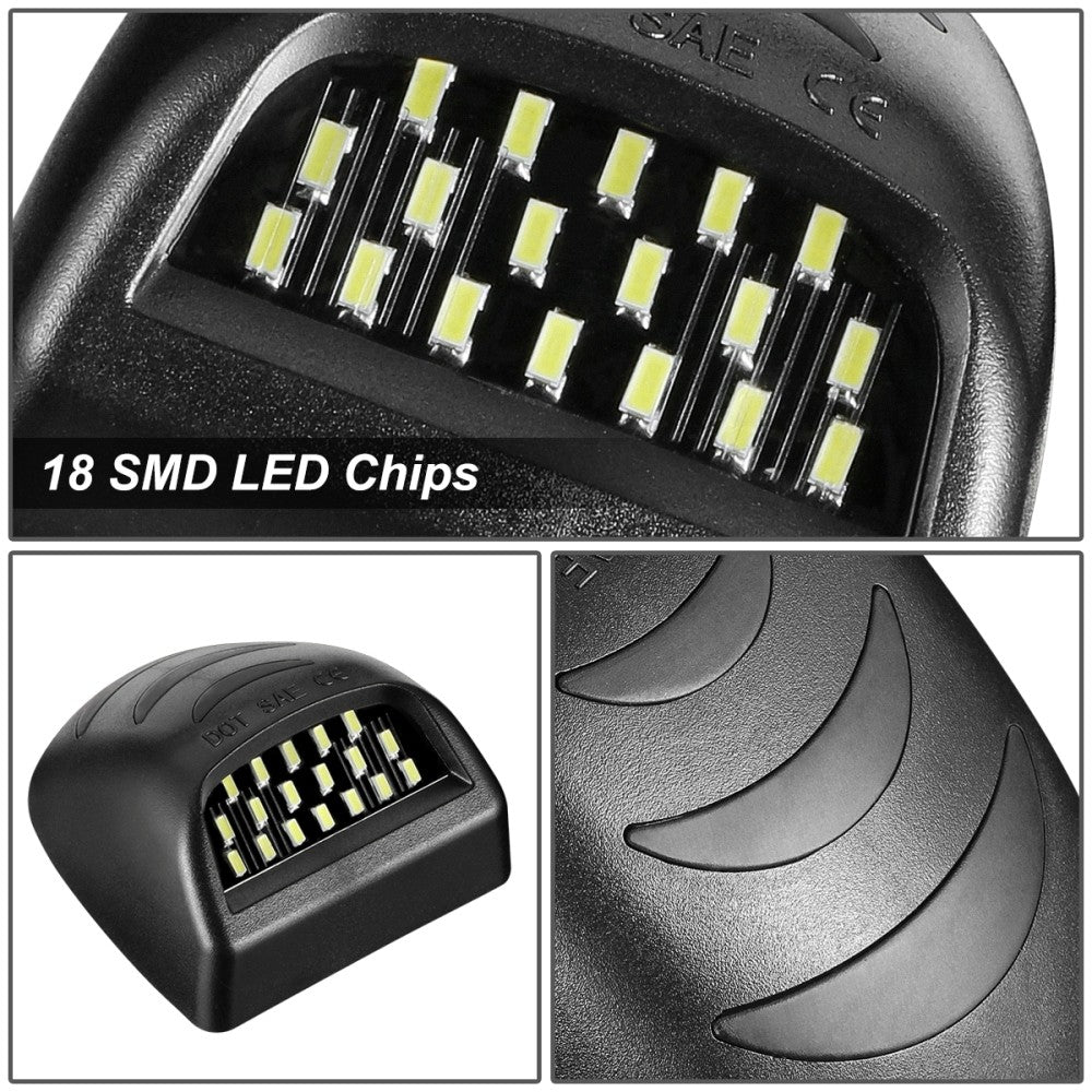 Nuvision Lighting LPL-ZTL-9074 White LED Rear License Plate Light Lamp LPL-ZTL-9074