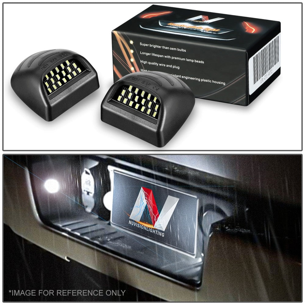 Nuvision Lighting LPL-ZTL-9074 White LED Rear License Plate Light Lamp LPL-ZTL-9074