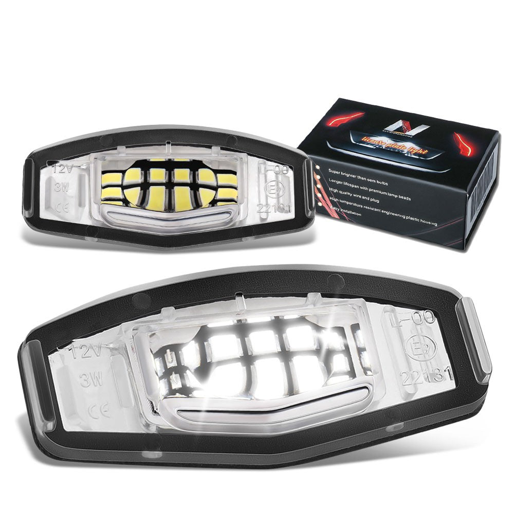 Nuvision Lighting LPL-ZTL-9075 White LED Rear License Plate Light Lamp LPL-ZTL-9075
