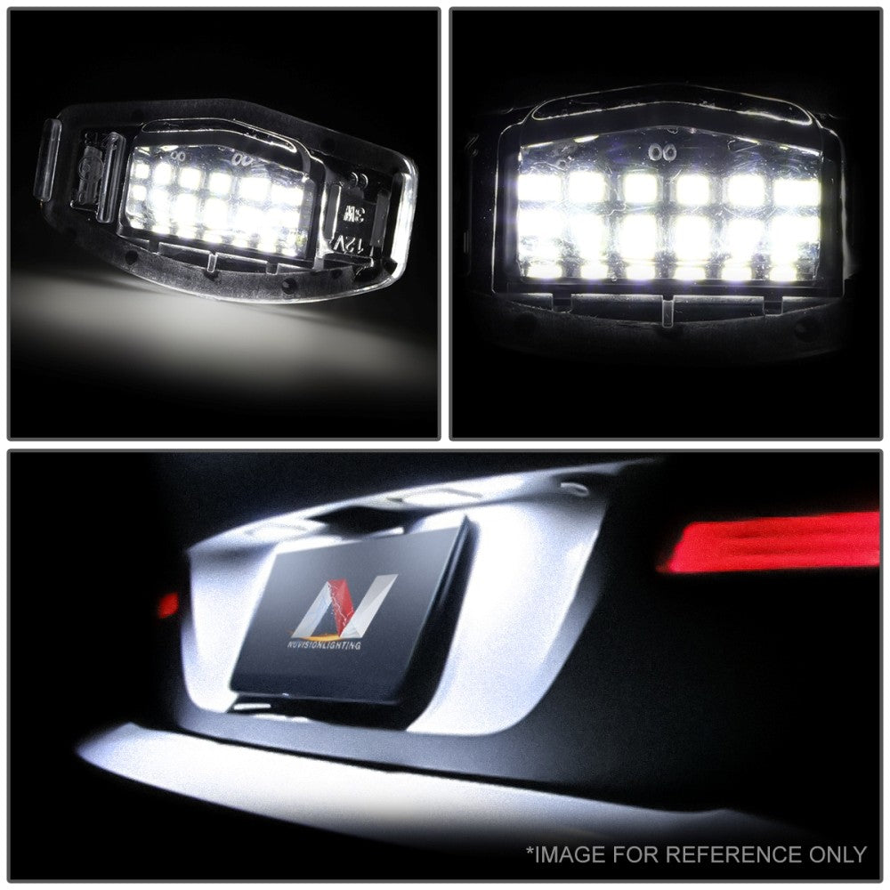 Nuvision Lighting LPL-ZTL-9075 White LED Rear License Plate Light Lamp LPL-ZTL-9075