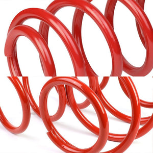 Red 1"/0.75" Drop Race Sport Lowering Spring Coilover Kit For Honda 16-18 Civic-Suspension-BuildFastCar