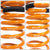 Orange 2" Drop Megan Racing Sport Lowering Spring Coil work with 02-05 Honda Civic Si