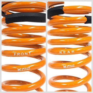 Orange 1.25" Drop Megan Racing Lowering Spring Coil Kit work with 03-09 350Z/03-07 G35