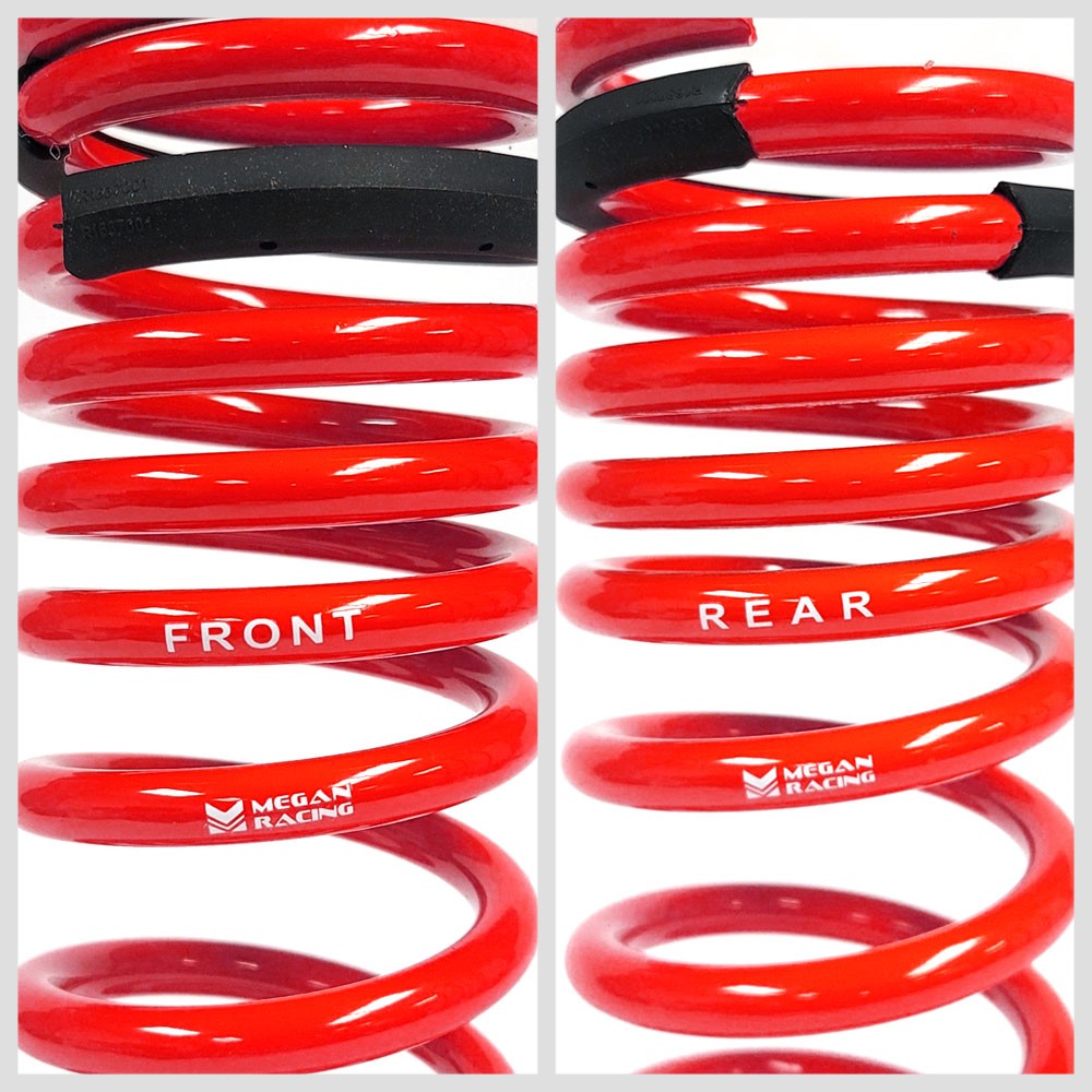 Megan Racing Front Rear Steel Red Euro-Version Lowering Springs Kit For BMW 3-Series RWD AWD F30