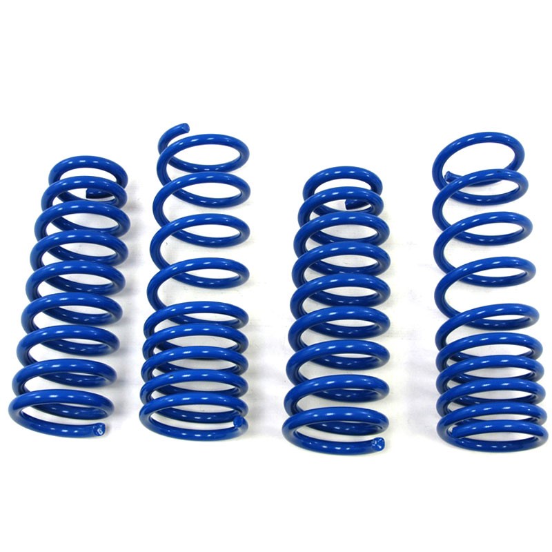 Blue 1.25" Drop Manzo Race Sport Lowering Spring Kit work with 04-08 Acura TL 3.2L V6