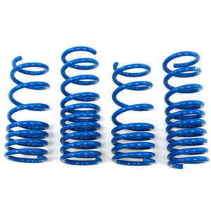 Blue 1.25" Drop Manzo Race Sport Lowering Spring work with 06-11 Lexus IS250 RWD V6