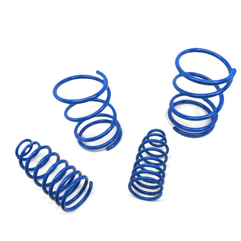 Blue 2" Drop Manzo Race Sport Suspension Lowering Spring Kit work with 99-03 Galant L4