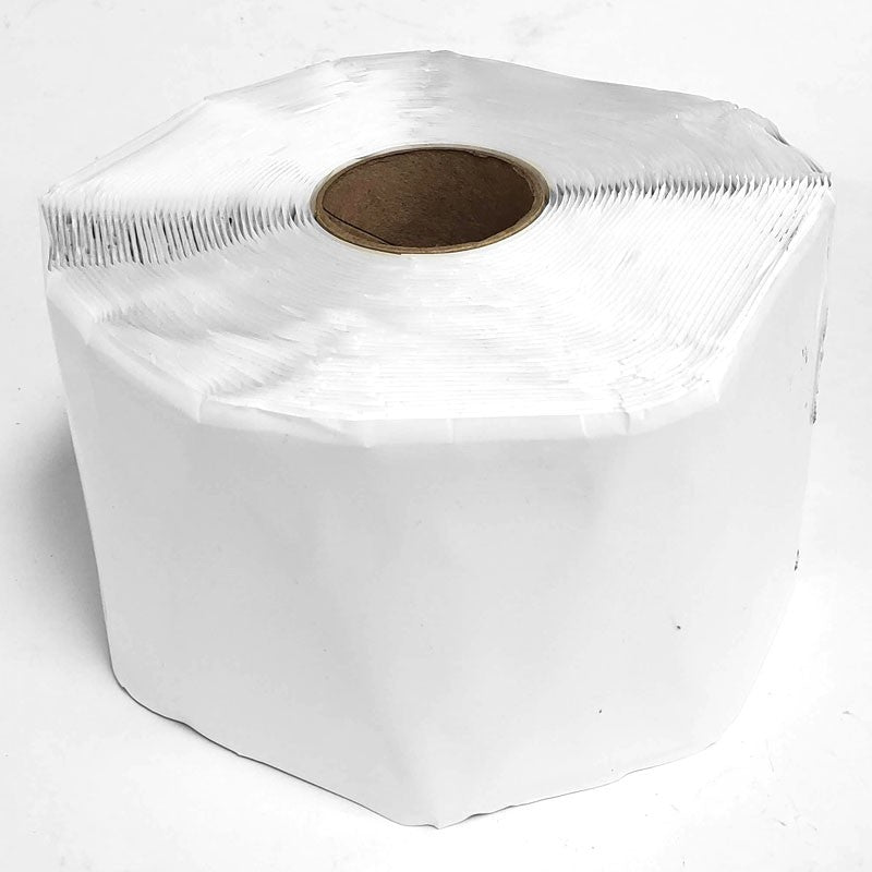 4"x50' White Heavy Duty Foil Adhesive Body Repair Tape Trailer Roof RV Truck-Adhesives Sealants & Tapes-BuildFastCar