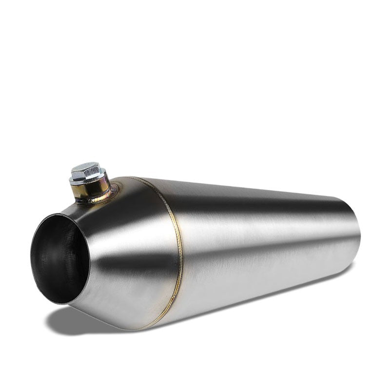 2.50&quot;-2.25&quot; 16 Guage SS Weld-On Racing Megaphone For Exhaust Downpipe Header-Performance-BuildFastCar