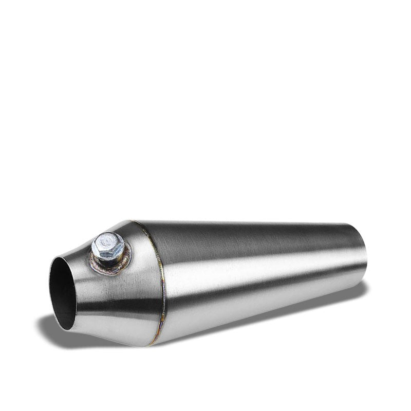 2.50"-2.50" 16 Guage SS Weld-On Racing Megaphone For Exhaust Downpipe Header-Performance-BuildFastCar