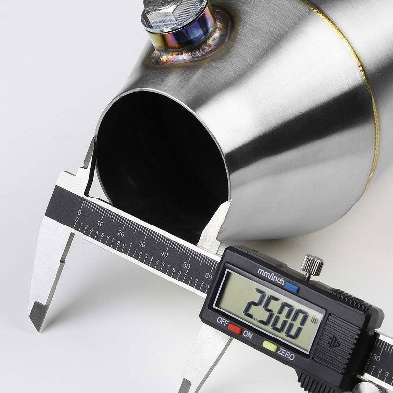 2.50"-2.50" 16 Guage SS Weld-On Racing Megaphone For Exhaust Downpipe Header-Performance-BuildFastCar