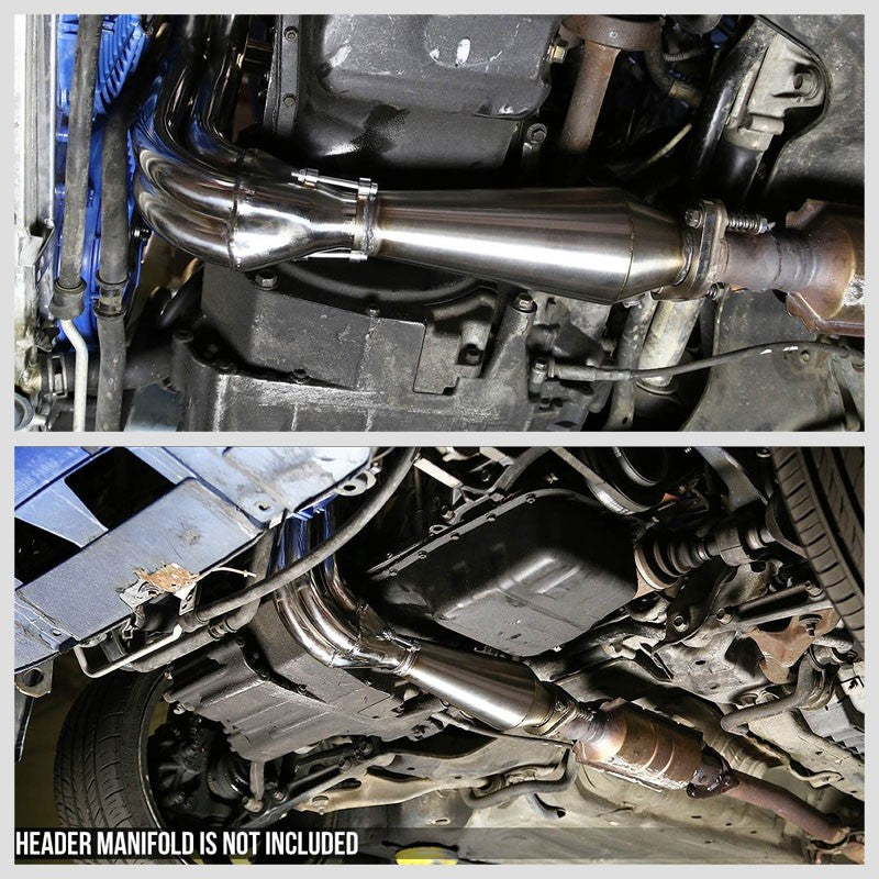 2.50"-2.50" 16 Guage SS Weld-On Racing Megaphone For Exhaust Downpipe Header-Performance-BuildFastCar