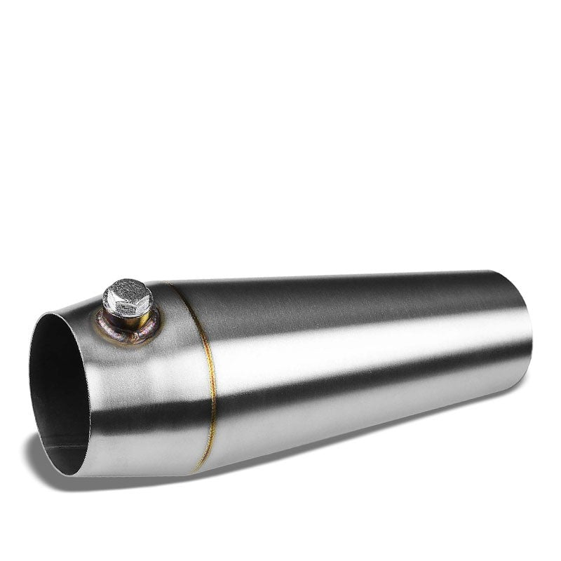 3.00&quot;-3.50&quot; 16 Guage SS Weld-On Racing Megaphone For Exhaust Downpipe Header-Performance-BuildFastCar