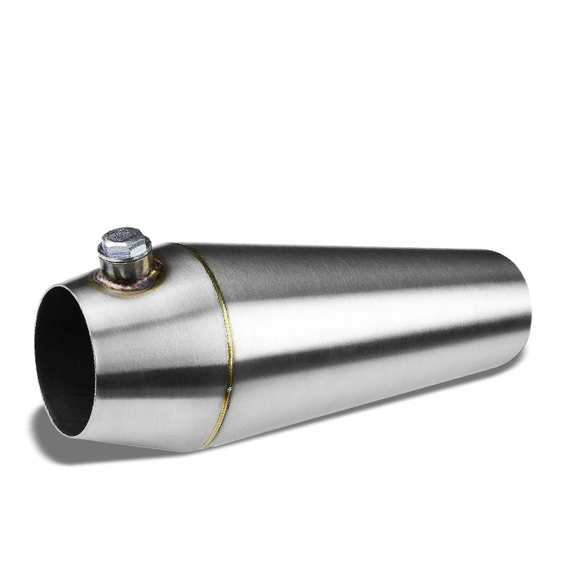 3.00&quot;-3.00&quot; 16 Guage SS Weld-On Racing Megaphone For Exhaust Downpipe Header-Performance-BuildFastCar