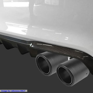 2xClamp On Carbon Filber 3.5" Racing High Flow Exhaust Muffler Tip For 2.5" Pipe-Performance-BuildFastCar