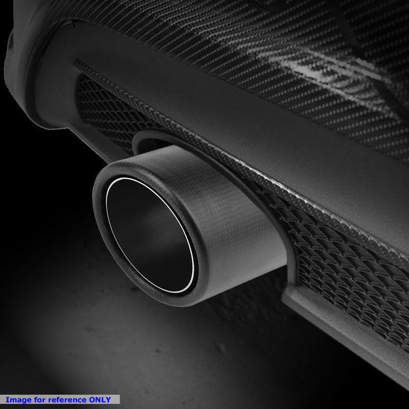 BFC-MUFT-CB-TY02 2.5"Pipe/2.75"Tip/3.5"OD Clamp-On Carbon Filber Pattern Exhaust Muffler End Tip