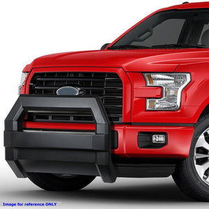 Black Square Front Bull Bar Grill Guard+License Bracket For 04-18 Ford F-150-Grille Guards & Bull Bars-BuildFastCar