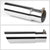 2PCs 3" Inlet Stainless Steel Round Rolled Exhaust Muffler Tip 11.75"L/3.5" Tip-Exhaust Parts-BuildFastCar