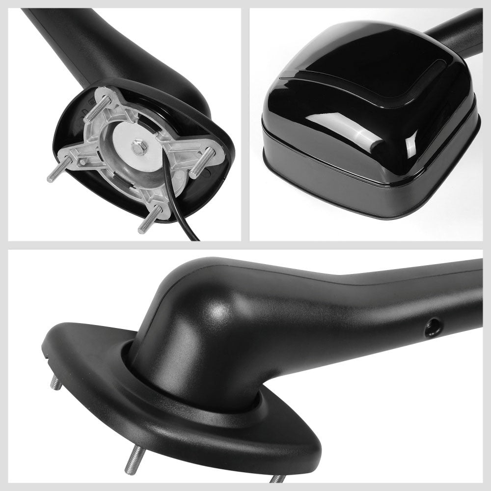 Black 12V L-Pattern LED Turn Signal Side View Mirror 08-17 Cascadia BFC-SVMIR-HY-006-BK