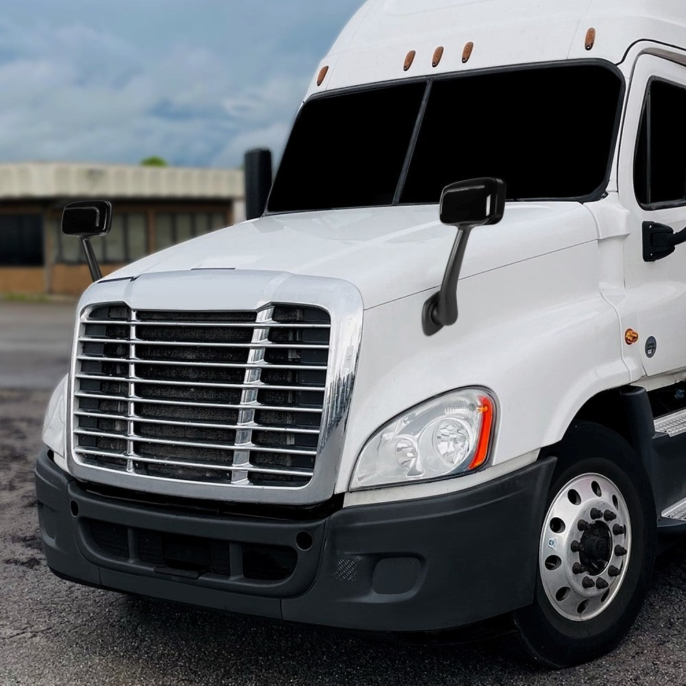 Black 12V L-Pattern LED Turn Signal Side View Mirror 08-17 Cascadia BFC-SVMIR-HY-006-BK