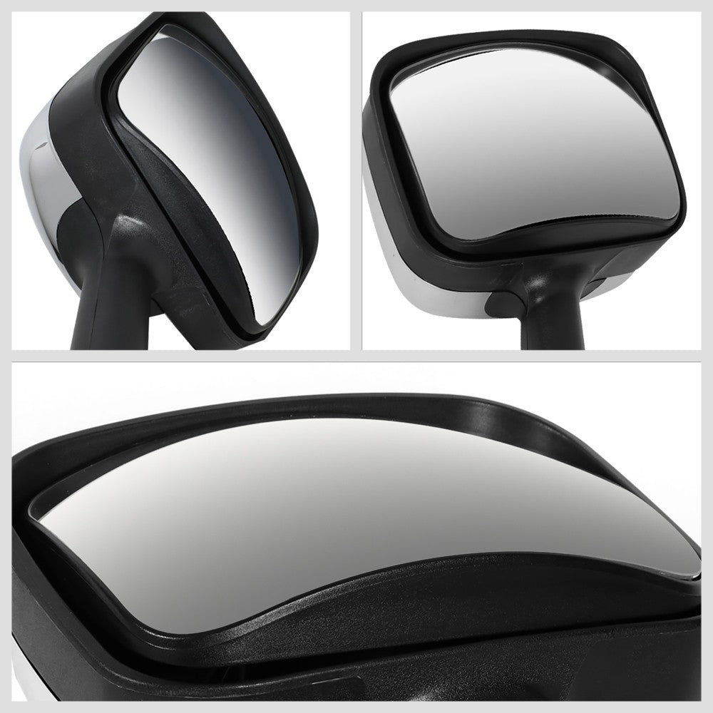 Chrome 12V 5-Arrow LED Turn Signal Side View Mirror 08-17 Cascadia BFC-SVMIR-HY-007-CH