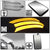 Chrome 12V 3-Strip LED Turn Signal Large Side View Mirror 05-21 Hino BFC-SVMIR-HY-011-CHX2