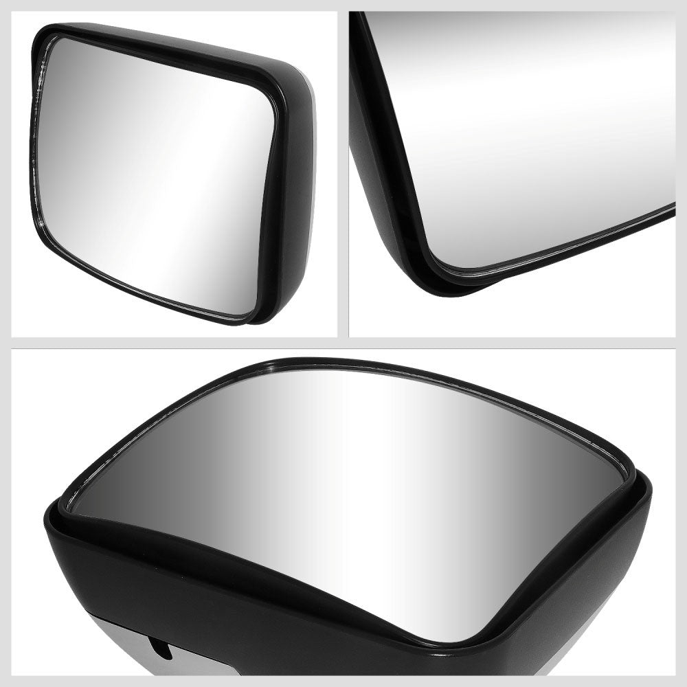 Chrome 12V 3-Strip LED Turn Signal Small Side View Mirror 05-21 Hino BFC-SVMIR-HY-013-CHX2