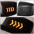 Sequential 4-Arrow LED Signal Black Side View Mirror 18-21 Volvo VNL BFC-SVMIR-HY-018-BK