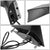Sequential 4-Arrow LED Signal Black Side View Mirror 18-21 Volvo VNL BFC-SVMIR-HY-018-BK