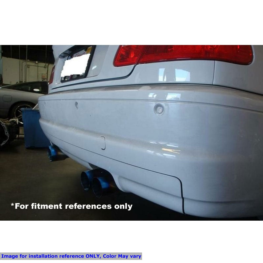 Megan Racing Supremo Axleback Exhaust Black Chrome Tips For 01-06 BMW M3 E46