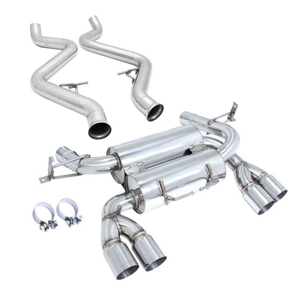 Megan Racing Supremo Axleback Exhaust Kit Rolled Tip For 08-13 BMW M3 E90 4DR