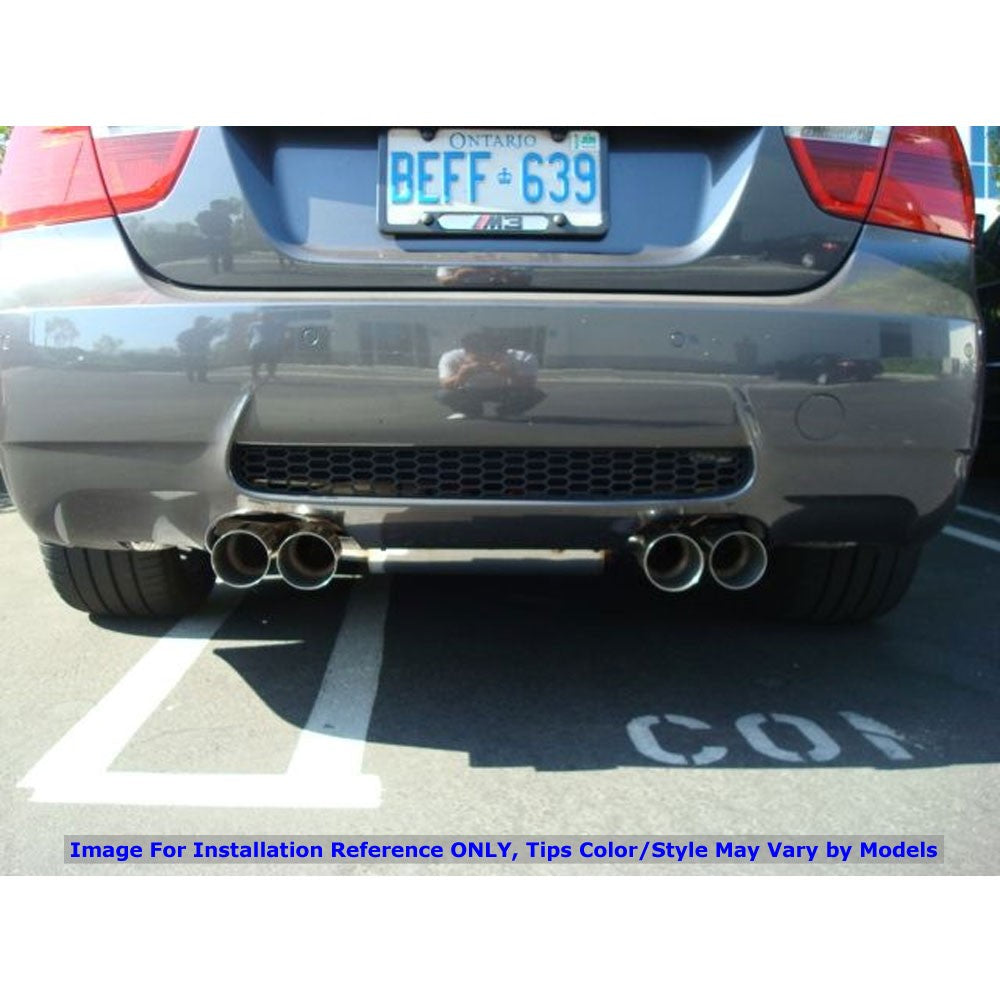 Megan Racing Supremo Axleback Exhaust Kit Rolled Tip For 08-13 BMW M3 E90 4DR