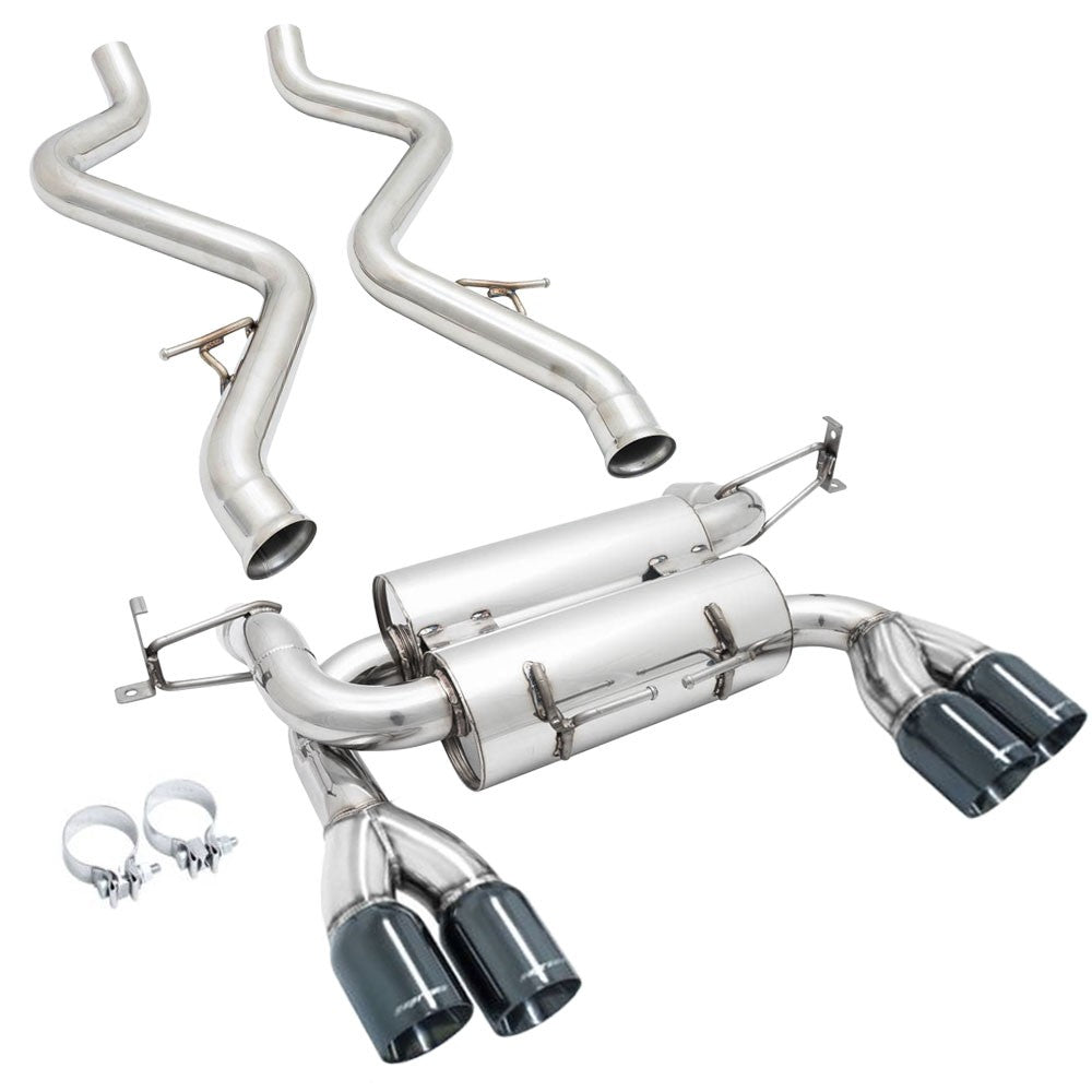 Megan Racing Supremo Axleback Exhaust Black Chrome Tip For 08-13 BMW M3 E92 2DR