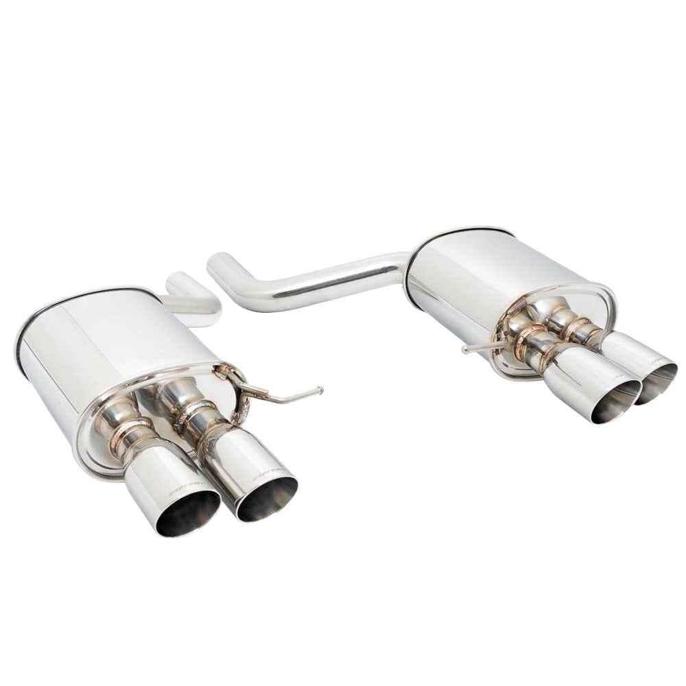 Megan Racing Supremo Axleback Exhaust System Rolled Tips For 11-16 BMW F10 4DR