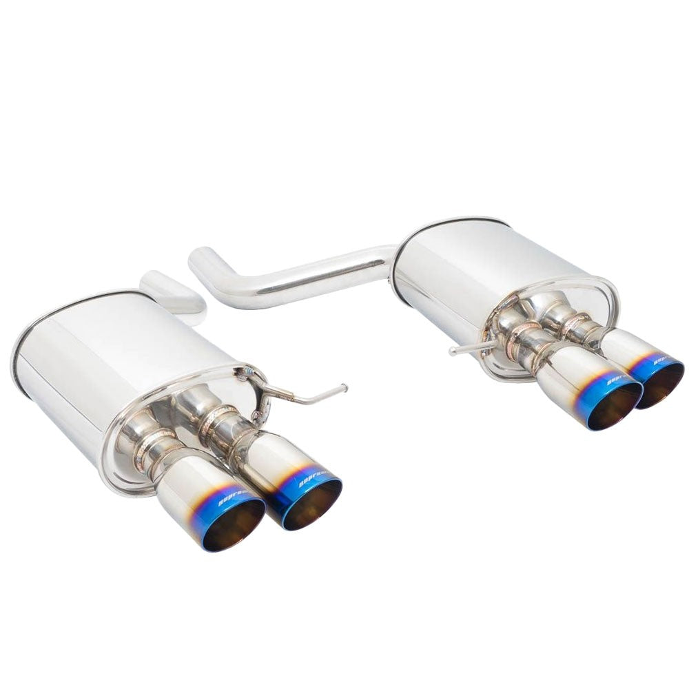 Megan Racing Supremo Axleback Exhaust Kit Burnt Blue Tip For 11-16 BMW F10 4DR