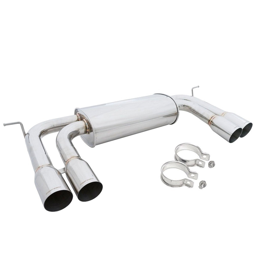 Megan Racing Supremo Axleback Exhaust Stainless Tips For BMW 10-13 X5M/10-14 X6M
