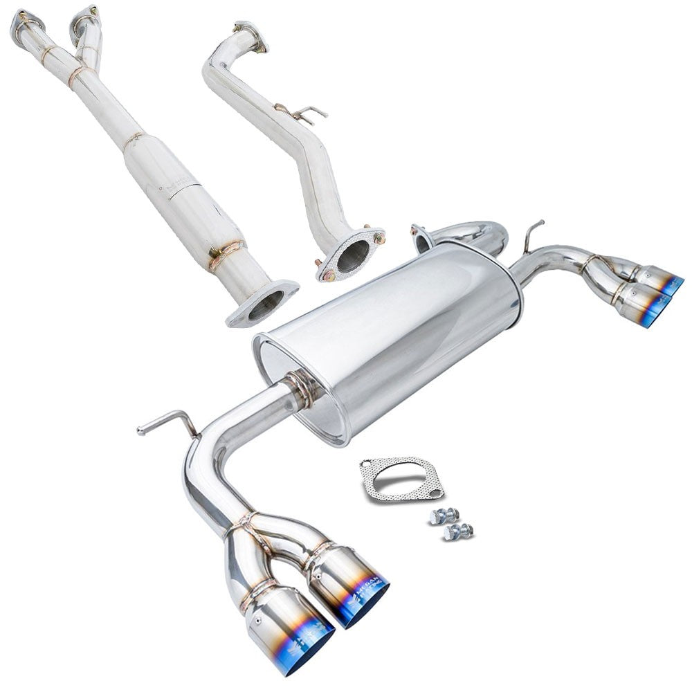 Megan Racing OE-RS Exhaust Axleback Downpipe 09-16 Genesis Coupe V6 BK MR-ABE-HG09-BT+MIDPIPE-HG09V6