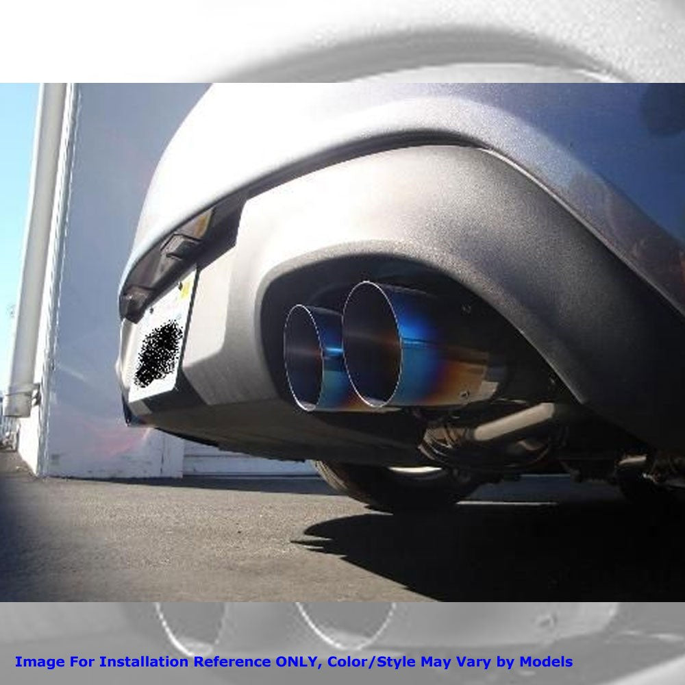 Megan RS Stainless ABE Exhaust System Roll Tip For 09-16 Genesis Coupe 2.0T BK