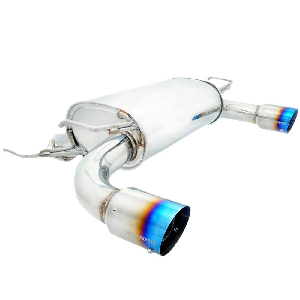 Megan 2.5" Pipe 4" Dual Tips Axleback Exhaust 08-13 Infiniti G37 V36 MR-ABE-IG372D