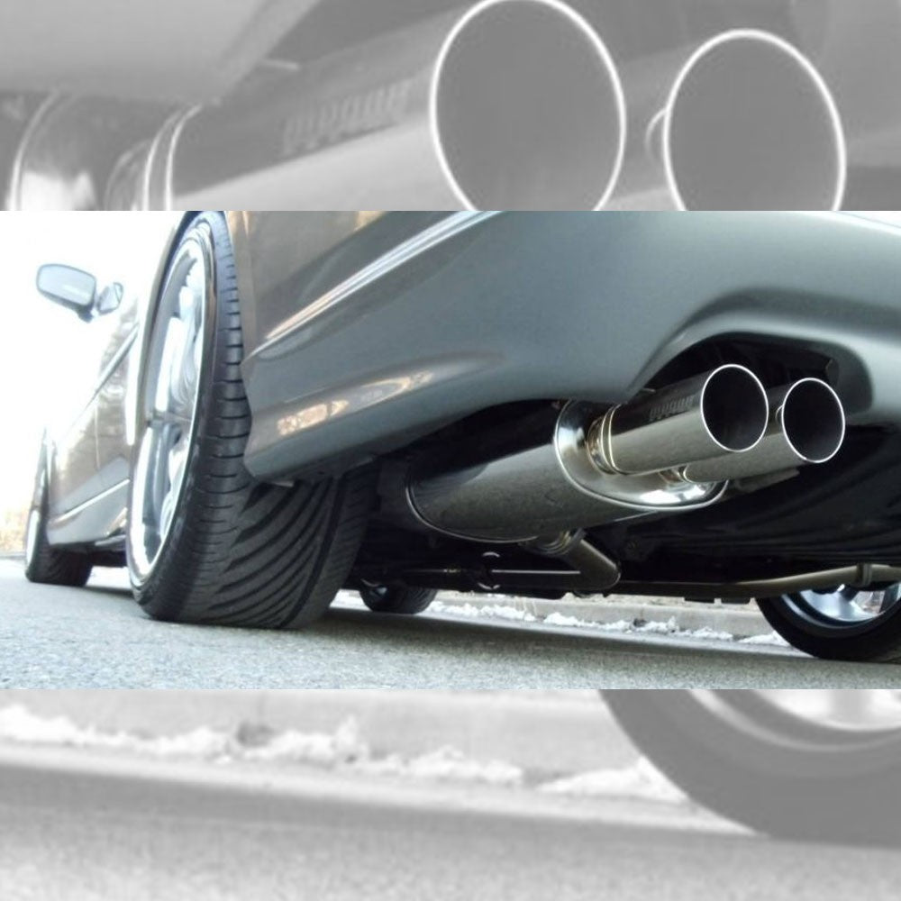 Megan RS ABE Exhaust System Dual Tip For 06-10 Infiniti M35 M45 Y50 AWD/RWD