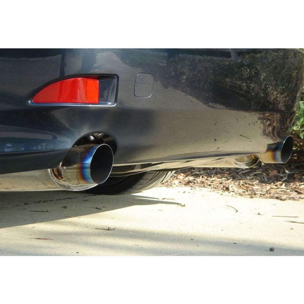 Megan Racing OE-RS Axleback Exhaust Burnt Tips For 06-13 IS250/IS350 XE RWD